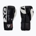 RDX REX F4 baltos ir juodos spalvos bokso pirštinės BGR-F4B-10OZ