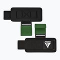 Svorių kilnojimo dirželiai su kabliukais RDX W5 Weight Lifting Hook Strap army green 5
