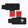 Svorių kilnojimo dirželiai su kabliukais RDX W5 Weight Lifting Hook Strap red 5