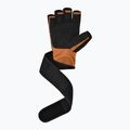 Treniruočių pirštinės RDX L4 Open Finger Micro Plus Gym tan/black 4