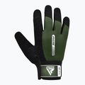 Treniruočių pirštinės RDX W1F Full Finger army green 2