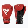Bokso pirštinės RDX Apex Lace Up Training Sparring Boxing red