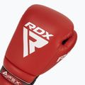 Bokso pirštinės RDX Apex Lace Up Training Sparring Boxing red 5