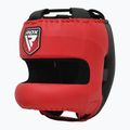 Bokso šalmas RDX Apex Boxing Head Gear With Nose Protection Bar red