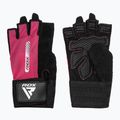 Treniruočių pirštinės RDX Gym Workout W1 pink