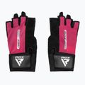 Treniruočių pirštinės RDX Gym Workout W1 pink 2
