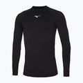Vyriški bėgimo marškinėliai ilgomis rankovėmis Mizuno Uni Core black/ white