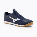 Vyriški futbolo batai Mizuno Rebula Sala Elite IN tamsiai mėlyni Q1GA202001