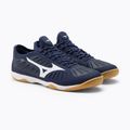 Vyriški futbolo batai Mizuno Rebula Sala Elite IN tamsiai mėlyni Q1GA202001 5