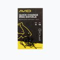 Avid Carp Quick Change Swivels juodos spalvos 2