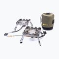 RidgeMonkey Quad Connect Pro Full Kit sidabrinis RM186 degiklis