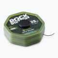 Ridge Monkey Connexion Rock Bottom Tungsten Semi Stiff Coated Hooklink lyderio pynė žalia RMT281