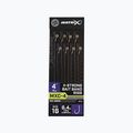 Matrix MXC-4 dydžio Barbless X-Strong Bait Band methode lyderiai 8 vnt. skaidrūs GRR066
