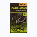 Fox International Curve Shank karpiniai kabliukai juodi CHK234 2