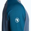 Vyriški dviračių marškinėliai ilgomis rankovėmis Endura Singletrack Fleece ensign blue 4