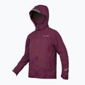 Vyriška dviračių striukė Endura MT500 Waterproof II aubergine 7