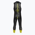 Vyriškas triatlono hidrokostiumas ZONE3 Sleeveless Vision black/lime/gun metal 3