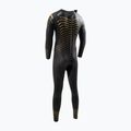 Vyriškas plaukimo hidrokostiumas ZONE3 Thermal Aspect Breaststroke black/orange/yellow 2
