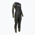 Moteriškas triatlono hidrokostiumas Zone3 Thermal Aspect Breaststroke 2,5 mm black/orange/yellow