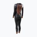 Moteriškas triatlono hidrokostiumas ZONE3 Thermal Agile 3 mm black/gold 2