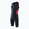 Vyriškas triatlono kombinezonas ZONE3 Activate Trisuit black/red 2