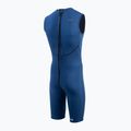 Vyriškas plaukimo hidrokostiumas ZONE3 Yulex Kneeskin 1,5 mm navy/silver 2