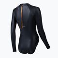 Moteriškas vientisas plaukimo kostiumas ZONE3 OWS Ti+ Thermal High Neck black 2