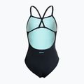 Moteriškas vientisas maudymosi kostiumėlis ZONE3 Strap Back black 2