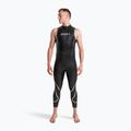 Vyriškas triatlono kostiumas ZONE3 Glide Sleeveless Wetsuit black/grey 3