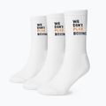 Vyriškos kojinės BOXRAW We Don't Play Boxing Crew 3 pairs white