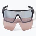 Akiniai nuo saulės Endura Singletrack Photochromic black/photochromic silver flash mirror/ambe 5