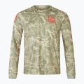 Vyriški dviračių marškinėliai ilgomis rankovėmis Endura Grid Floral Ltd tweed green 4