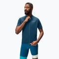 Vyriški dviračių marškinėliai Endura Loop Zipped barra blue
