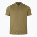 Vyriški dviračių marškinėliai Endura Loop Zipped tweed green
