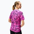 Moteriški dviračių marškinėliai Endura Grid Floral Ltd W pink pop 3