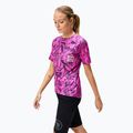 Moteriški dviračių marškinėliai Endura Grid Floral Ltd W pink pop 4