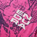 Moteriški dviračių marškinėliai Endura Grid Floral Ltd W pink pop 10