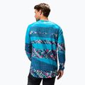 Vyriški dviračių marškinėliai ilgomis rankovėmis Endura Patchwork Ltd Printed barra blue 3