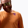 Vyriški dviračių marškinėliai ilgomis rankovėmis Endura Singletrack Print end orange 4