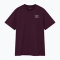 Dviračių marškinėliai Endura Stacked Logo Graphic Tee black cherry