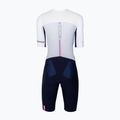 Moteriškas triatlono kombinezonas HUUB Anemoi 3 SUB22 white/navy/pink 2