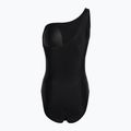 Moteriškas vientisas maudymosi kostiumėlis Zoggs Lattice One Shoulder blue / white 2