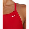 Moteriškas vientisas maudymosi kostiumėlis Nike Solid Racerback university red 4