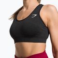 "Gymshark Vital" besiūlė sportinė juoda/marga fitneso liemenėlė 4