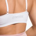"Gymshark Seamless Bralette High Neck" fitneso liemenėlė balta 4