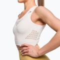 Moterų "Gymshark Energy Seamless Crop Top" kreminė balta 4