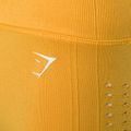 Moteriški šortai Gymshark Flawless Shine Seamless saffron/yellow treniruočių šortai 7