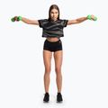 Moteriška treniruočių viršutinė dalis Gymshark Zone Graphic Crop black/lime 2