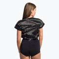 Moteriška treniruočių viršutinė dalis Gymshark Zone Graphic Crop black/lime 3