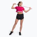 Moterų "Gymshark Training Fraction Crop Top" lava pink 2